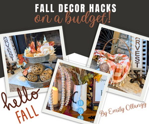 Fall Decor Ideas on a budget!