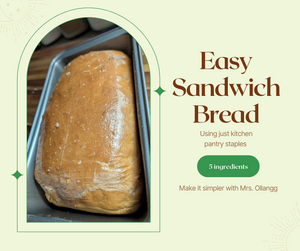 Simple Sandwich Bread Recipe!