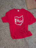 Size 4x, Unisex, State of Ohio Short Sleeve