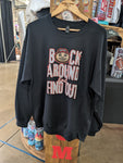 Large, Unisex, Crewneck Sweatshirt- Buck around
