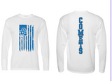 Dri Fit Short Sleeve or Long Sleeve- WJ Flag Shirt by Default (other schools available)