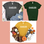 EAGLES SCHOOL SPIRIT Tee shirt, Crewneck, Long Sleeve, or Hoodie- unisex sized