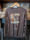 Size Small, Unisex, Long Sleeve, Bleach Flecked Stanley WJ