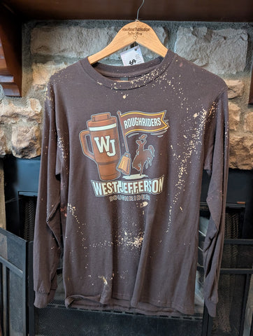 Size Small, Unisex, Long Sleeve, Bleach Flecked Stanley WJ
