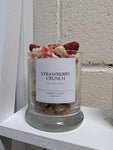 Strawberry Crunch Soy wax Candle- 8 ounce Candle Jar