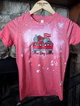 Youth medium  10/12-Bleached tee- Game Day Vibes