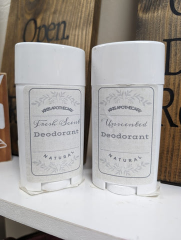 All Natural deodorant with all natural ingredients 
