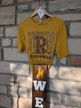 Size Large, Unisex, Short Sleeve, Mustard Leopard R