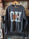 Medium-Unisex-Crewneck Sweatshirt- OH Leopard